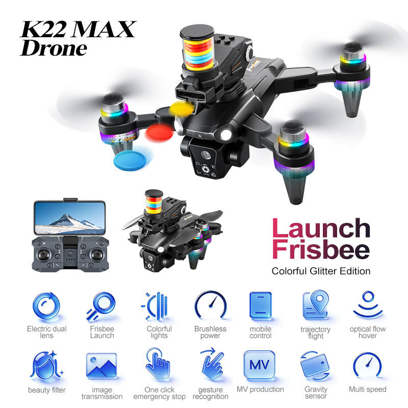 JCMO K22 MAX Frisbee Launch Dr - Rc Helicopter Case ulasan dan harga